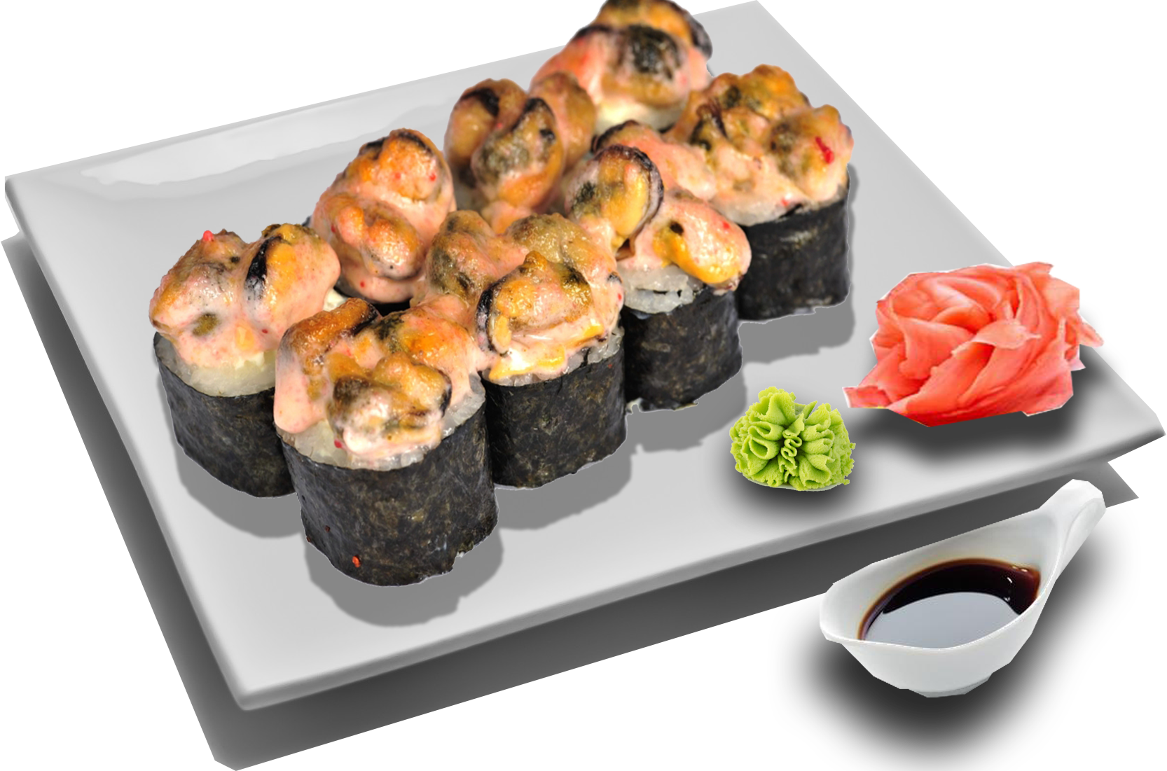 Рецепт суши с крабом запеченные фото 58